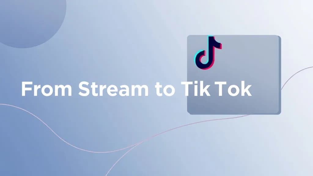 From Stream to TikTok in 4 Steps